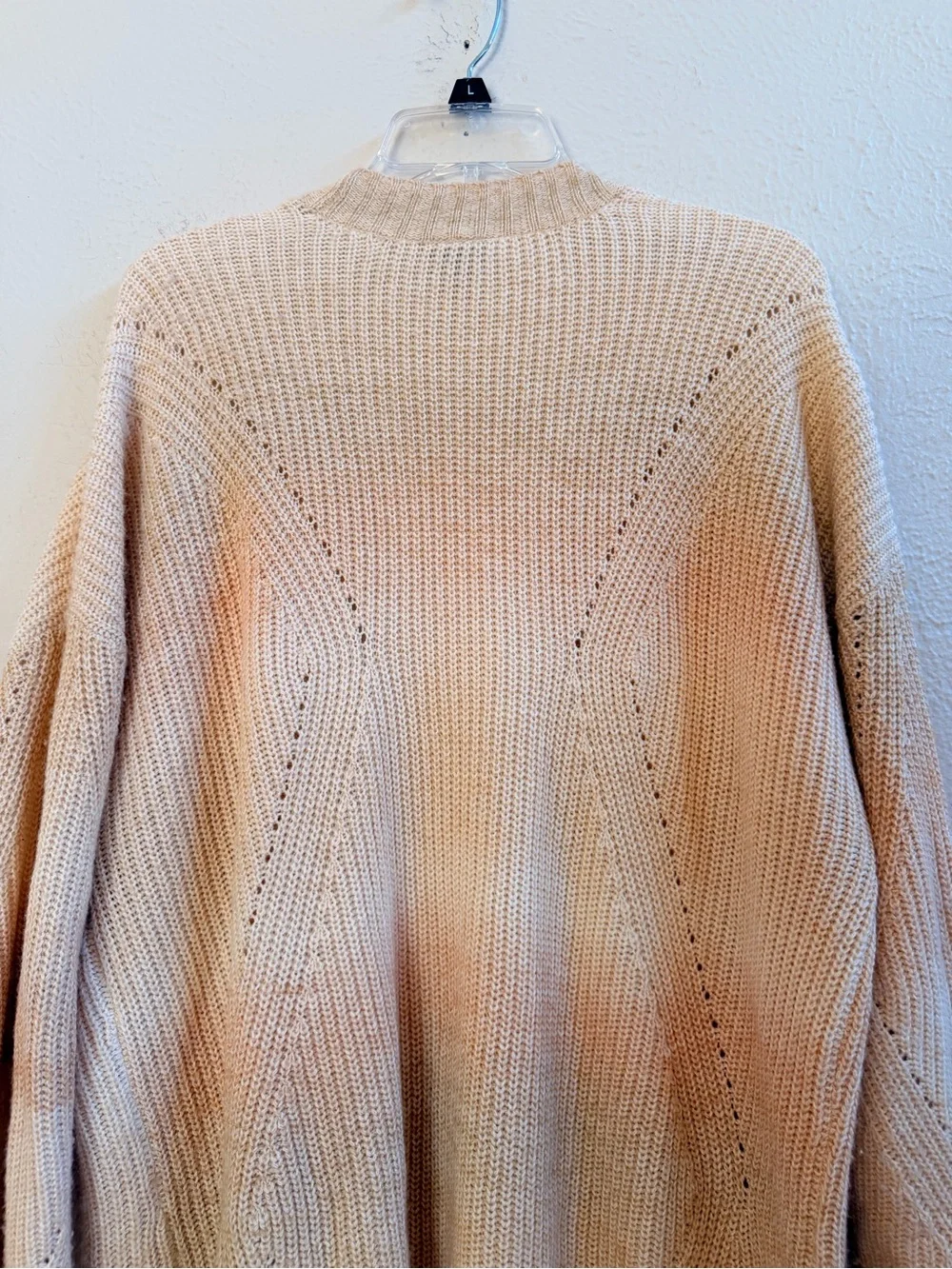 Torrid cream ombre long open cardigan